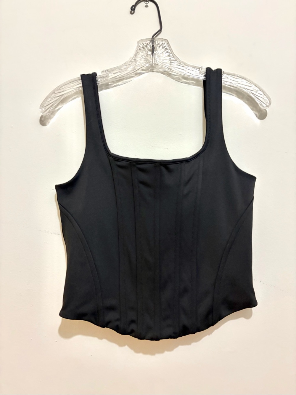 Express Black Corset Tank Top Sz Medium NWT